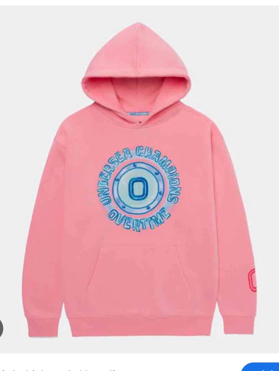 Kids Overtime Patrick Airbrush Hoodie Sweatshirt
